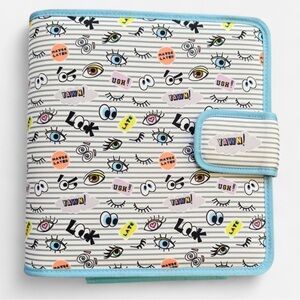 Staples 2” Binder W/ expandable file and zip mesh pocket for organization.